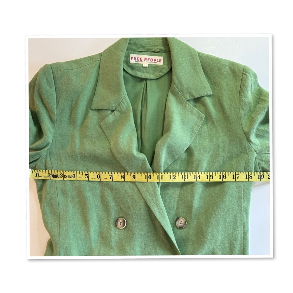 Free People Sage Olivia Linen Blazer - Picture 10 of 13